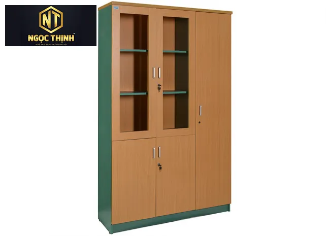 Tủ tài liệu 3 buồng, gỗ công nghiệp Melamine SV1960-3BK